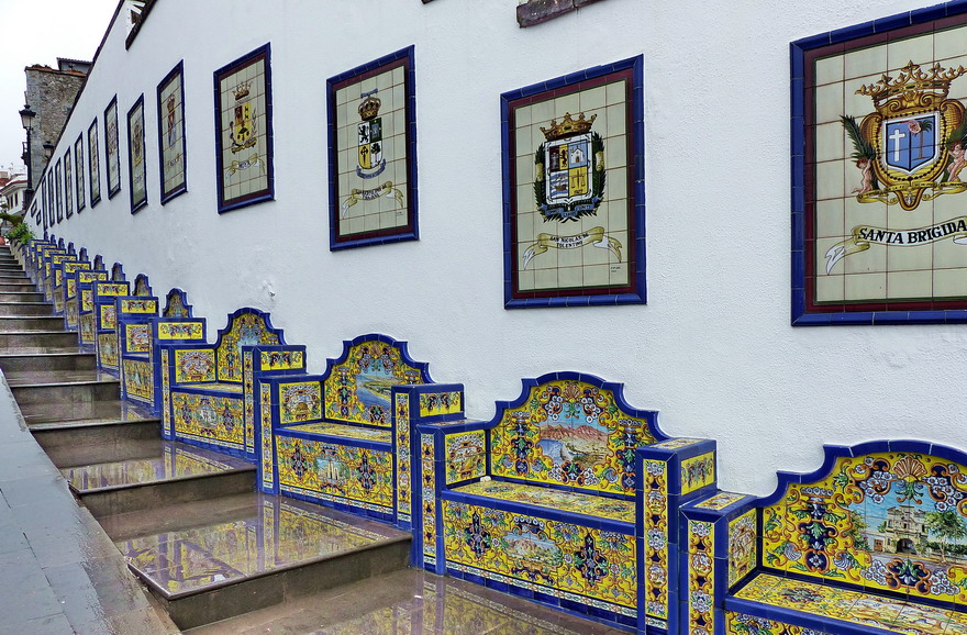 Die wunderbaren Azulejos in Firgas im Norden der Insel