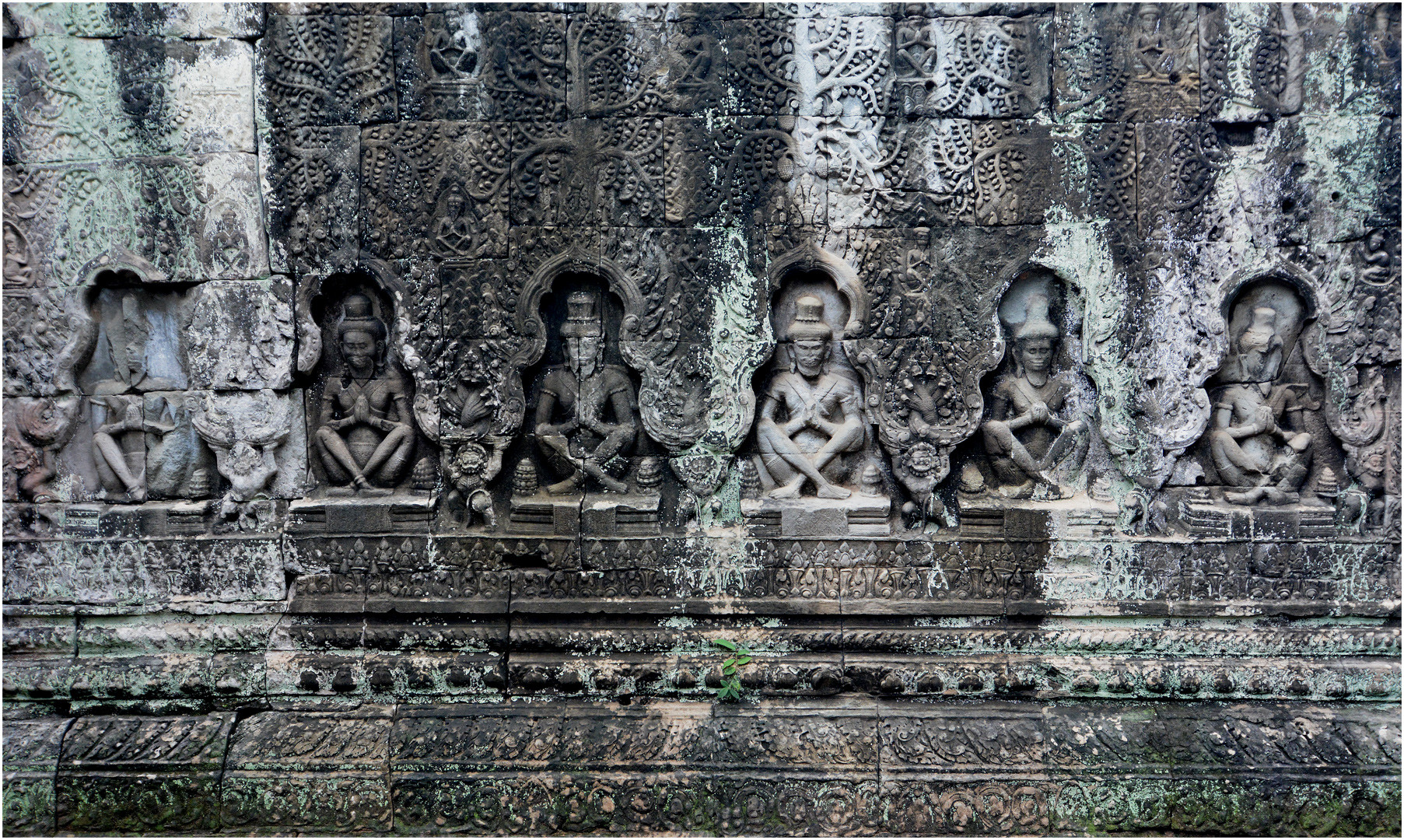 Die wundervollen Reliefs der Tempelanlagen in Angkor Wat
