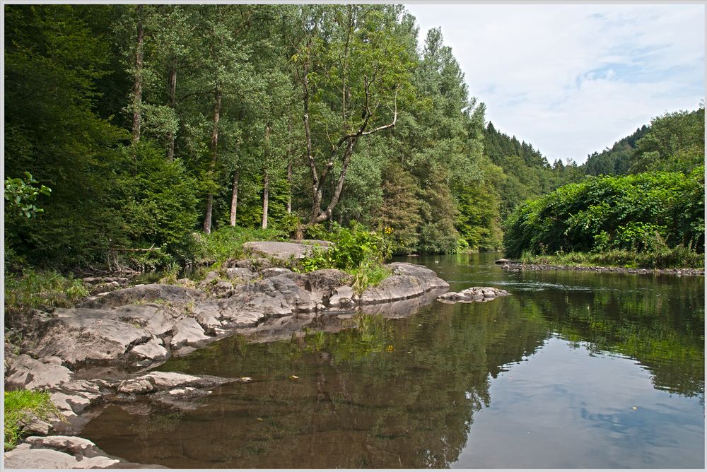 Die Wupper bei Glüder (Solingen)