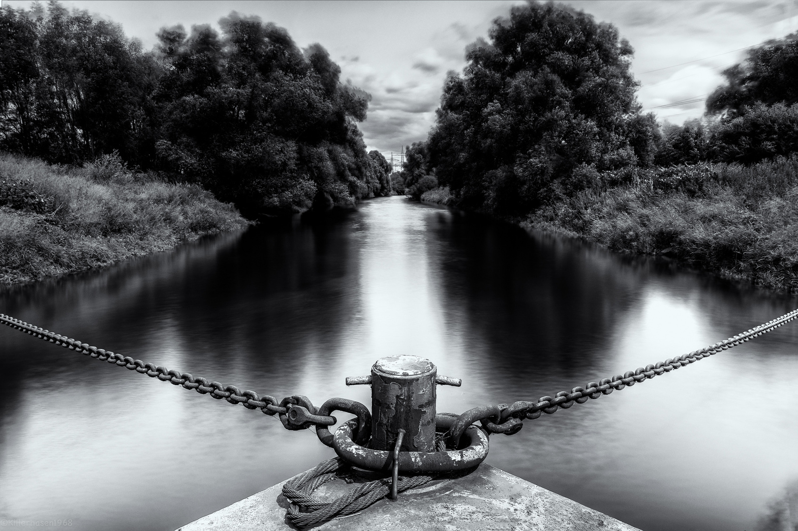 Die Wupper bei Leverkusen