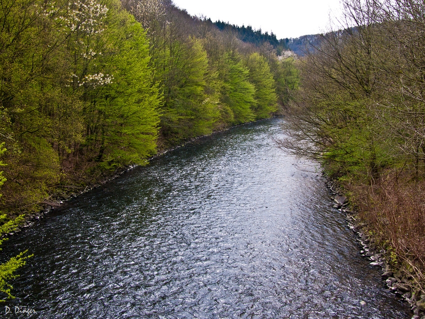 die Wupper bei Solingen-Friedenstal