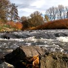 Die Wupper in Leverkusen-Rheindorf