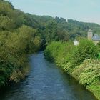 Die Wupper vom Solinger Stadtteil Burg gesehen Ri. Norden