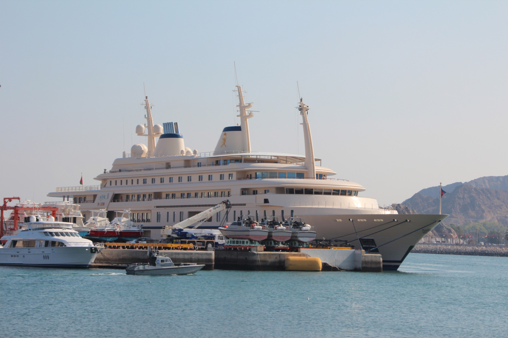 Die Yacht des Sultans (Oman)