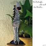 Die Zebraffe oder auch das Girabra...