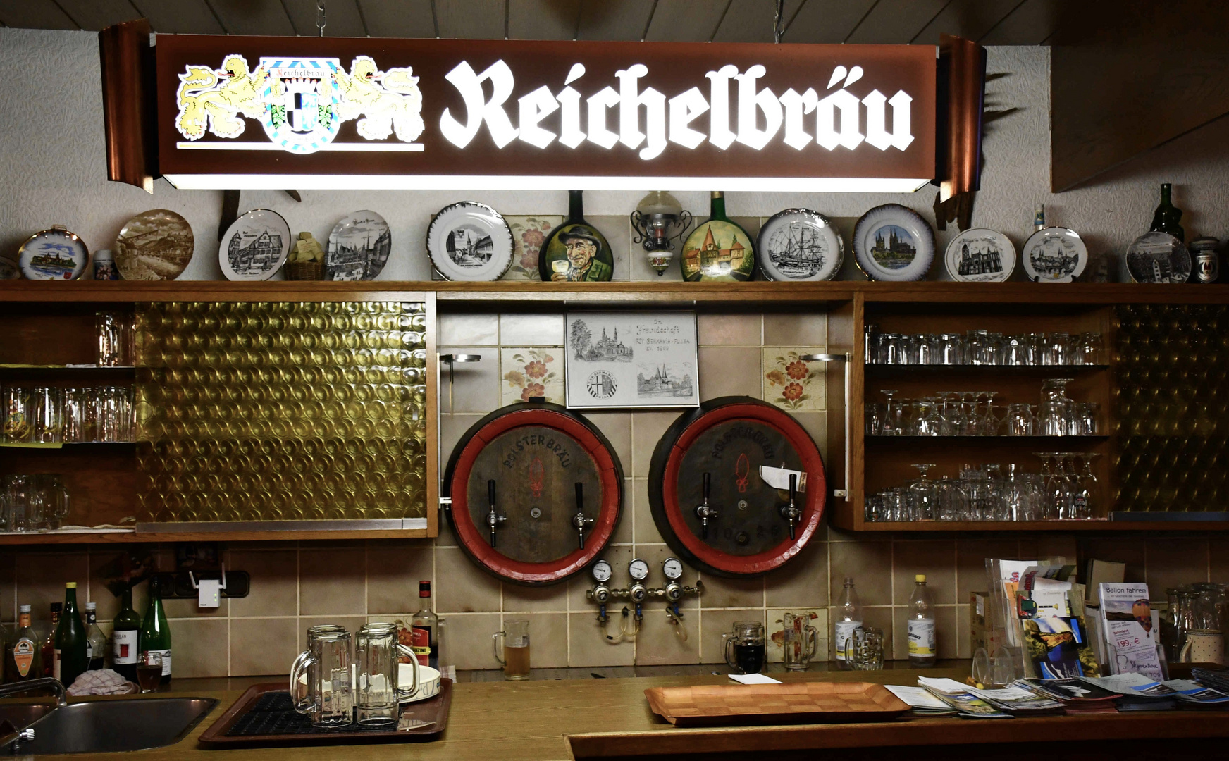 Die Zeit bleibt stehen, das Bier läuft.