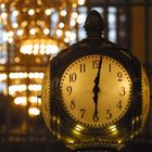 Die zentrale Uhr in der "Grand Central Station" in Manhattan