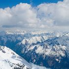 Die Zillertaler Alpen, von "Gefrorene Wand" aus gesehen