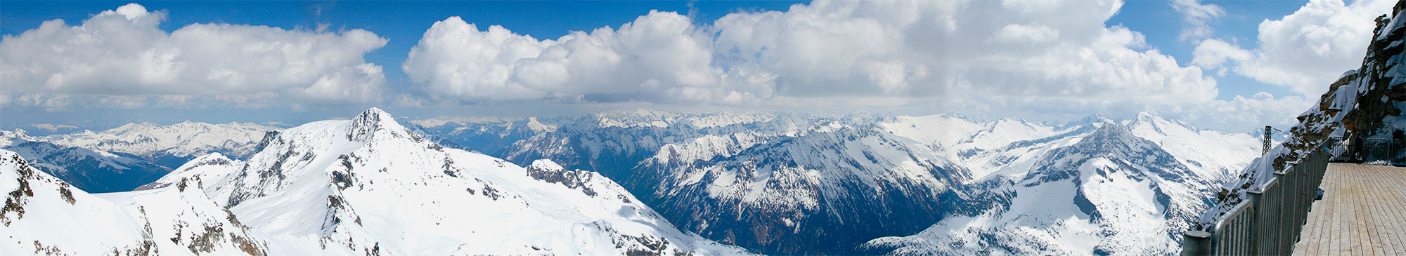 Die Zillertaler Alpen, von "Gefrorene Wand" aus gesehen