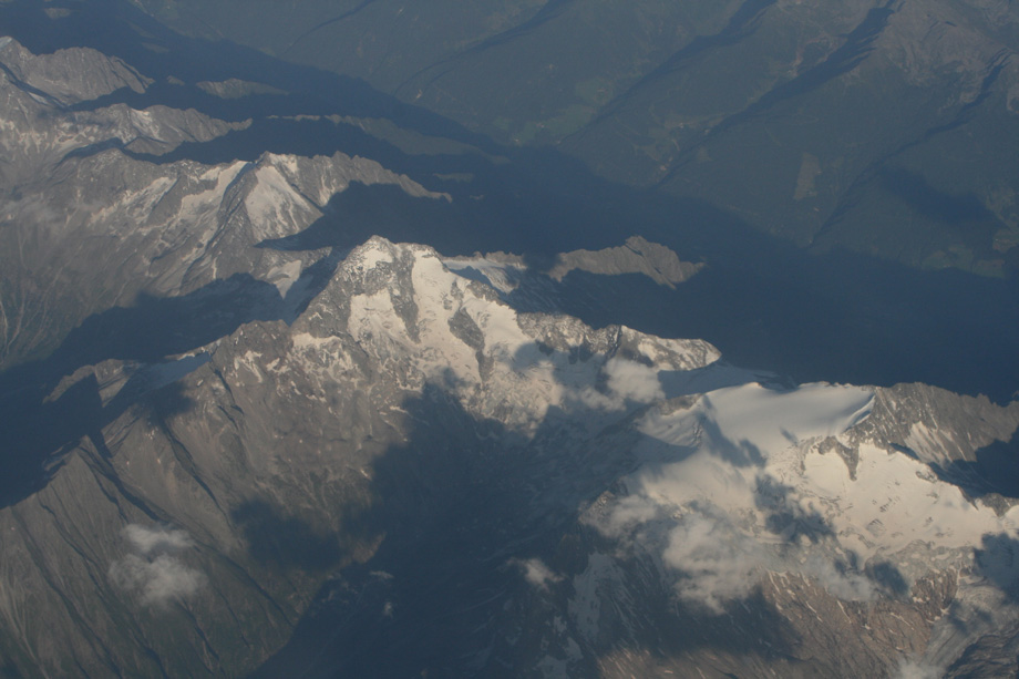 Die Zillertaler Alpen von oben