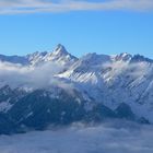 ...die Zimba zwischen den Wolken...