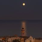 Die Zitadelle von Bastia im Vollmond