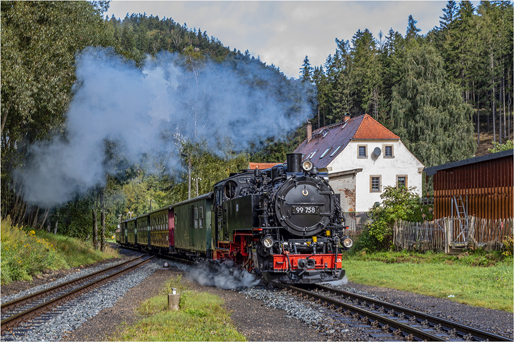 Die Zittauer Schmalspurbahn in Oybin