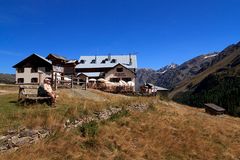 Die Zufallhütte 2.264 m hoch...