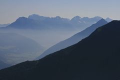 Die Zugspitz im Morgendunst