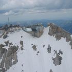 Die Zugspitze aus der Sicht eines Hubschraubers