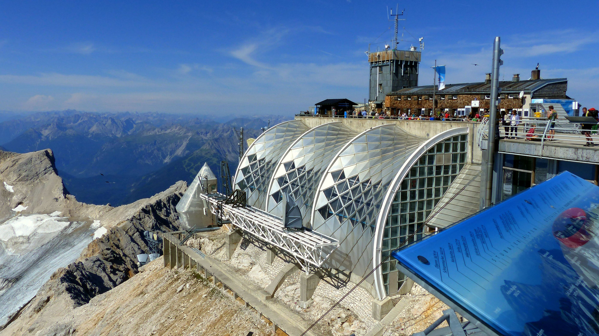 Die Zugspitze bei Kaiserwetter