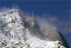 Die Zugspitze heute mittag