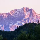 Die Zugspitze im Lichte des Abends