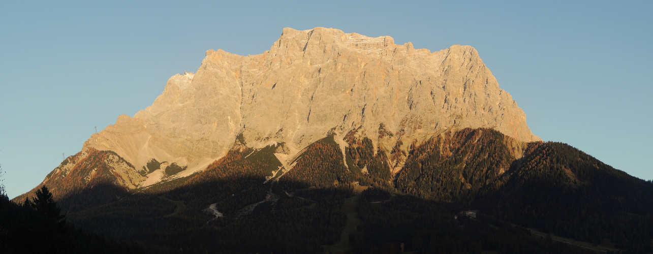 Die Zugspitze - nun bearbeitet