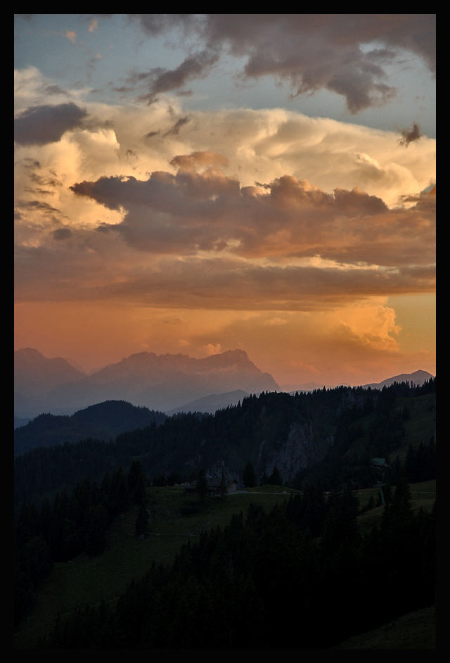 Die Zugspitze vom Brauneck aus gesehen