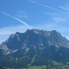 Die Zugspitze von Westen aus gesehen