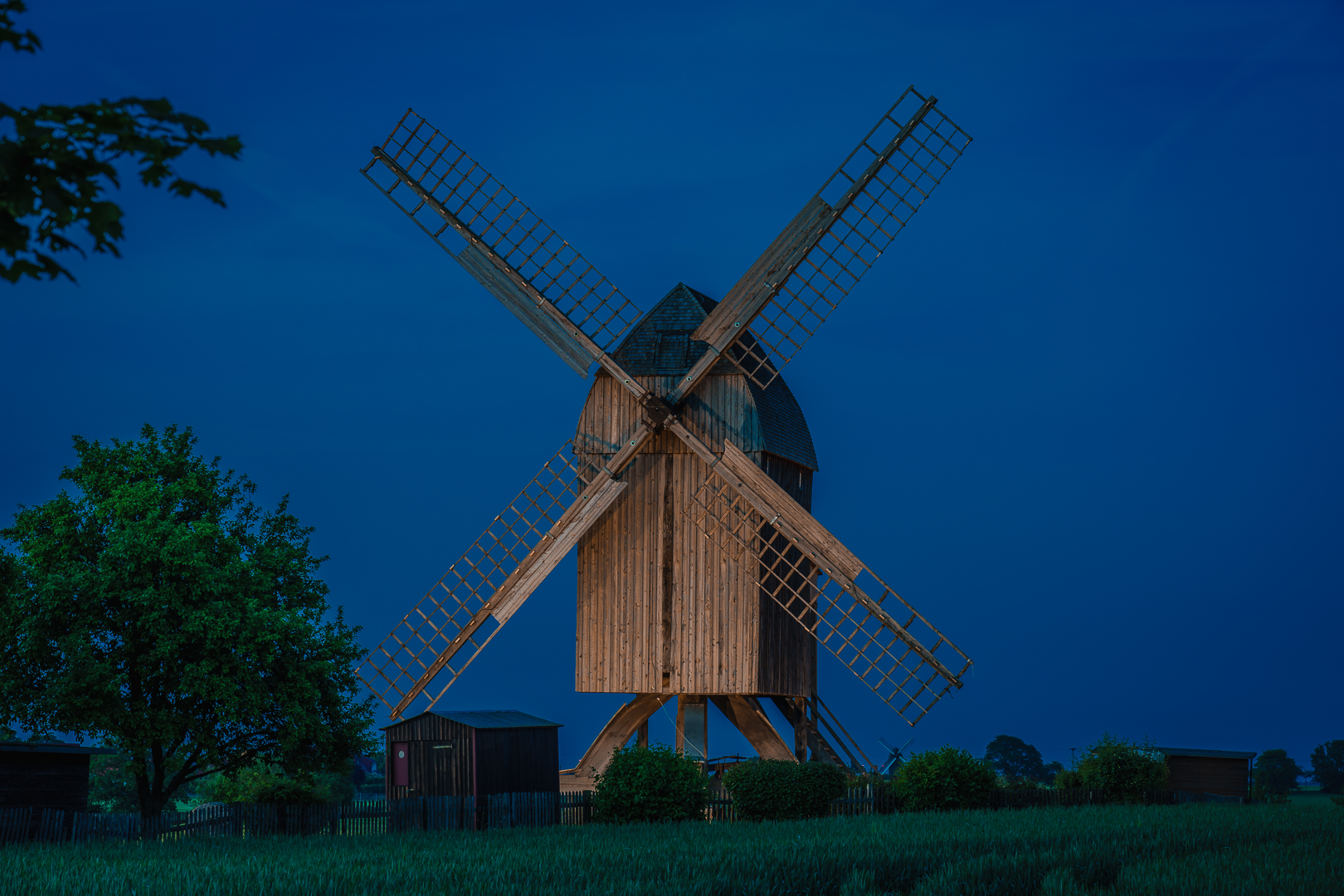 Die zwei Bockwindmühlen von Wulferstedt