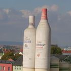 Die zwei größten Flaschen von Nordhausen am Harz