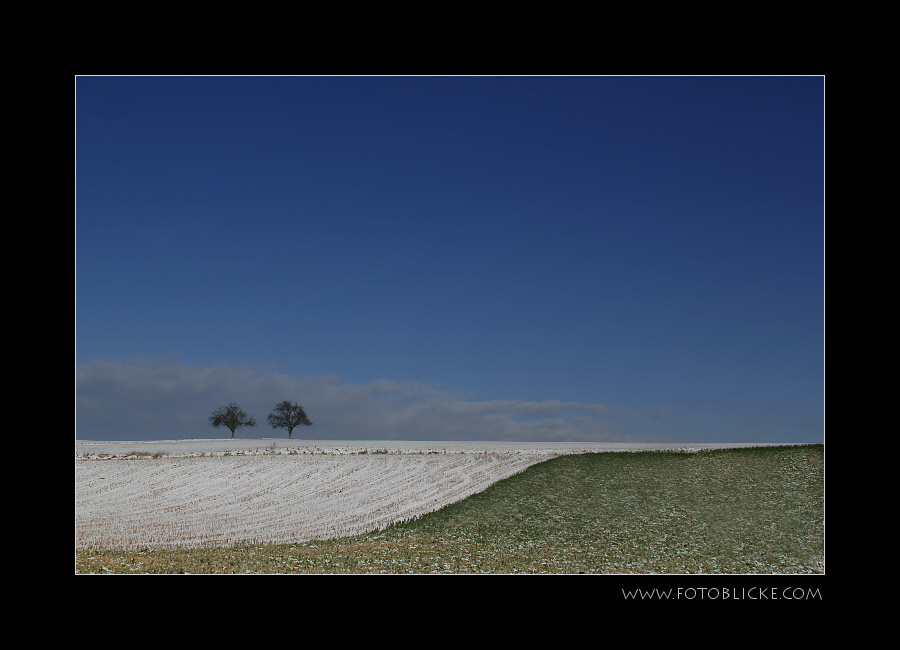 "Die Zwei" im Winter