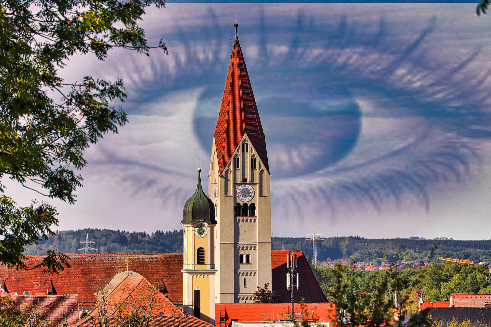 Die zwei Kirchen in Kaufbeuren