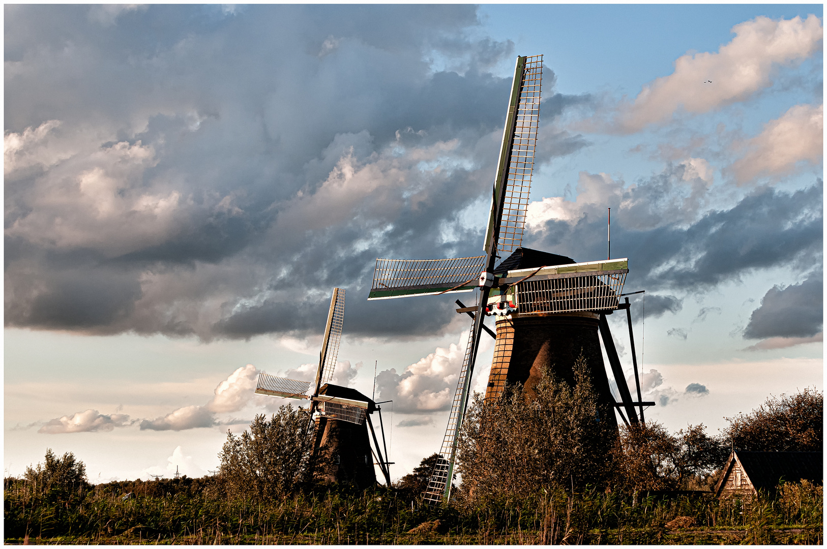 Die zwei Nederwaarder Molen