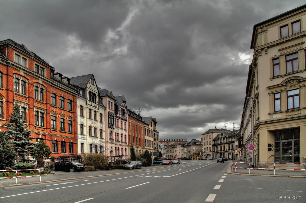 Die Zwickauer Straße...