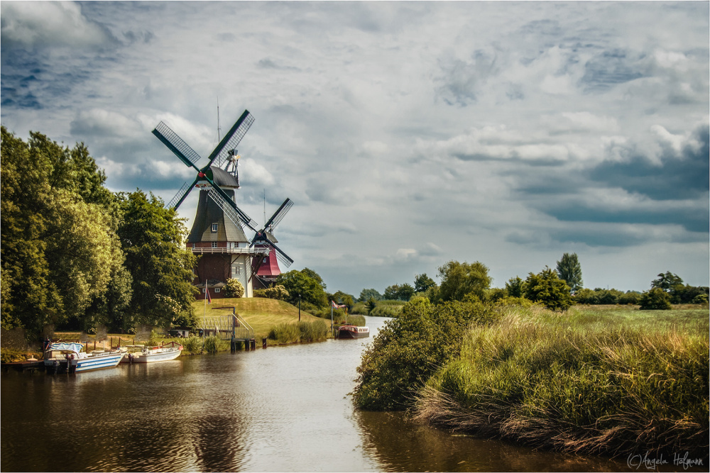 Die Zwillingsmühlen von Greetsiel