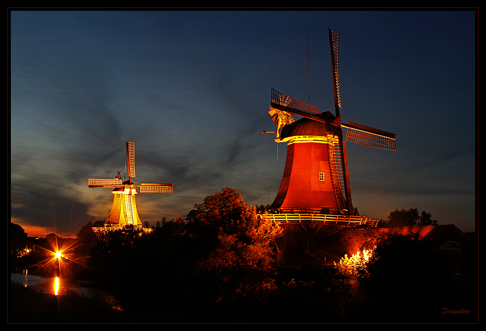 Die Zwillingsmühlen von Greetsiel