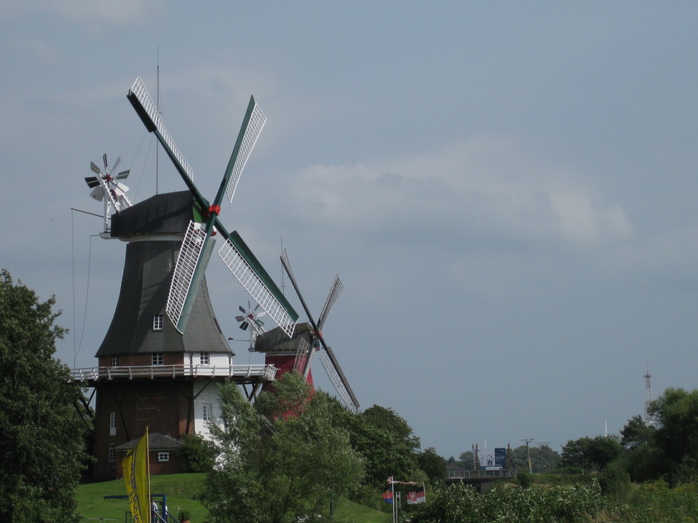 Die Zwillingsmühlen von Greetsiel