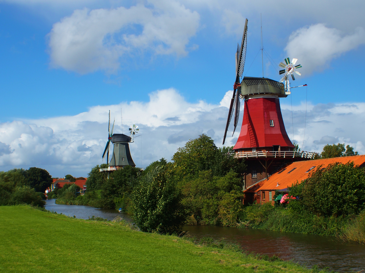 Die Zwillingsmühlen von Greetsiel