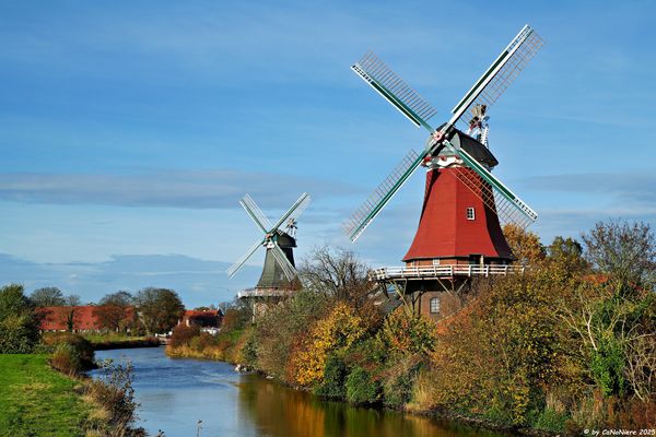 Die Zwillingsmühlen von Greetsiel