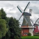 Die Zwillingsmühlen von Greetsiel / Ostfriesland