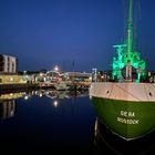 Die"Blaue Stunde" im Fischereihafen von Bremerhaven