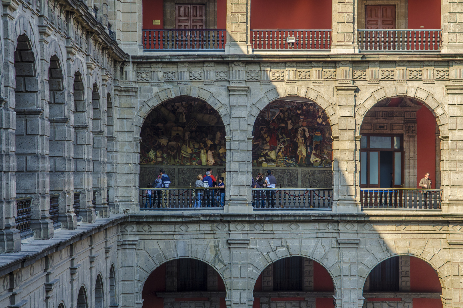 Diego María de la Concepción Juan Nepom. Estan. de la Rivera en el Palacio Nacional de Mexico