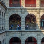 Diego María de la Concepción Juan Nepom. Estan. de la Rivera en el Palacio Nacional de Mexico