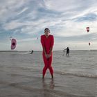 Diego, Red Onesie and one Perfect Day on the Beach