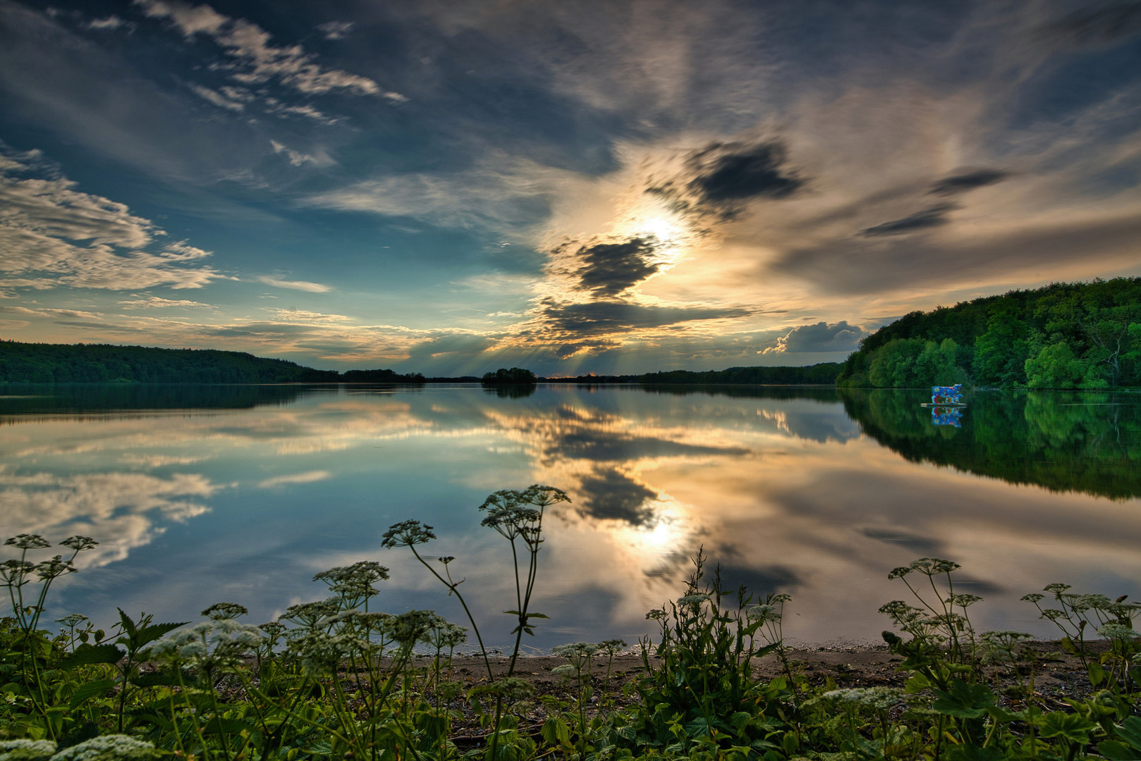 Dieksee zum Sonnenuntergang