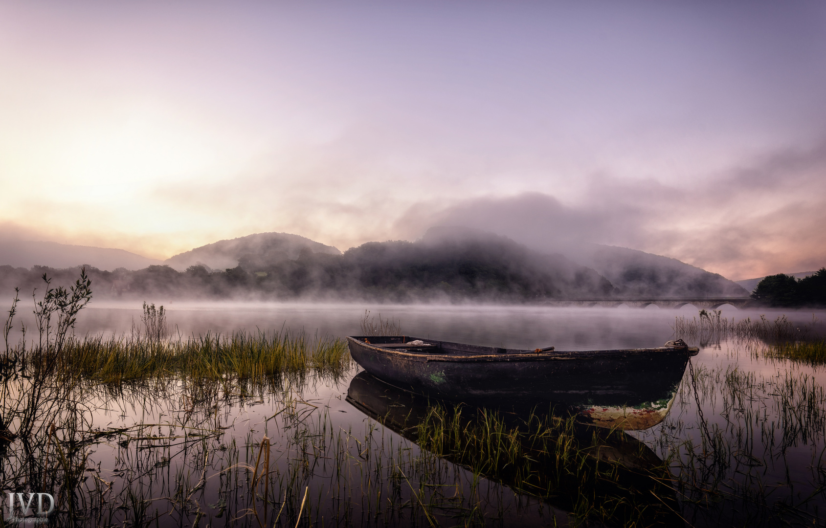 Diemelsee im Morgennebel