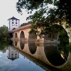 Dienstag ist Spiegeltag 16.02.2021 Brücke in Limburg