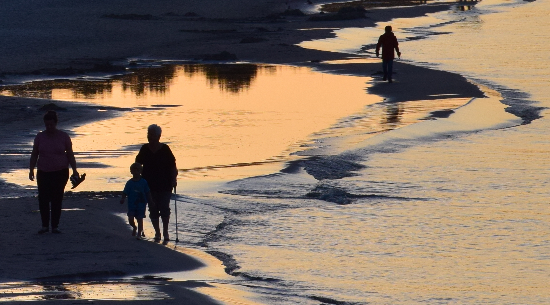  Dienstag ist Spiegeltag! Diesmal: " at sunset with granny "