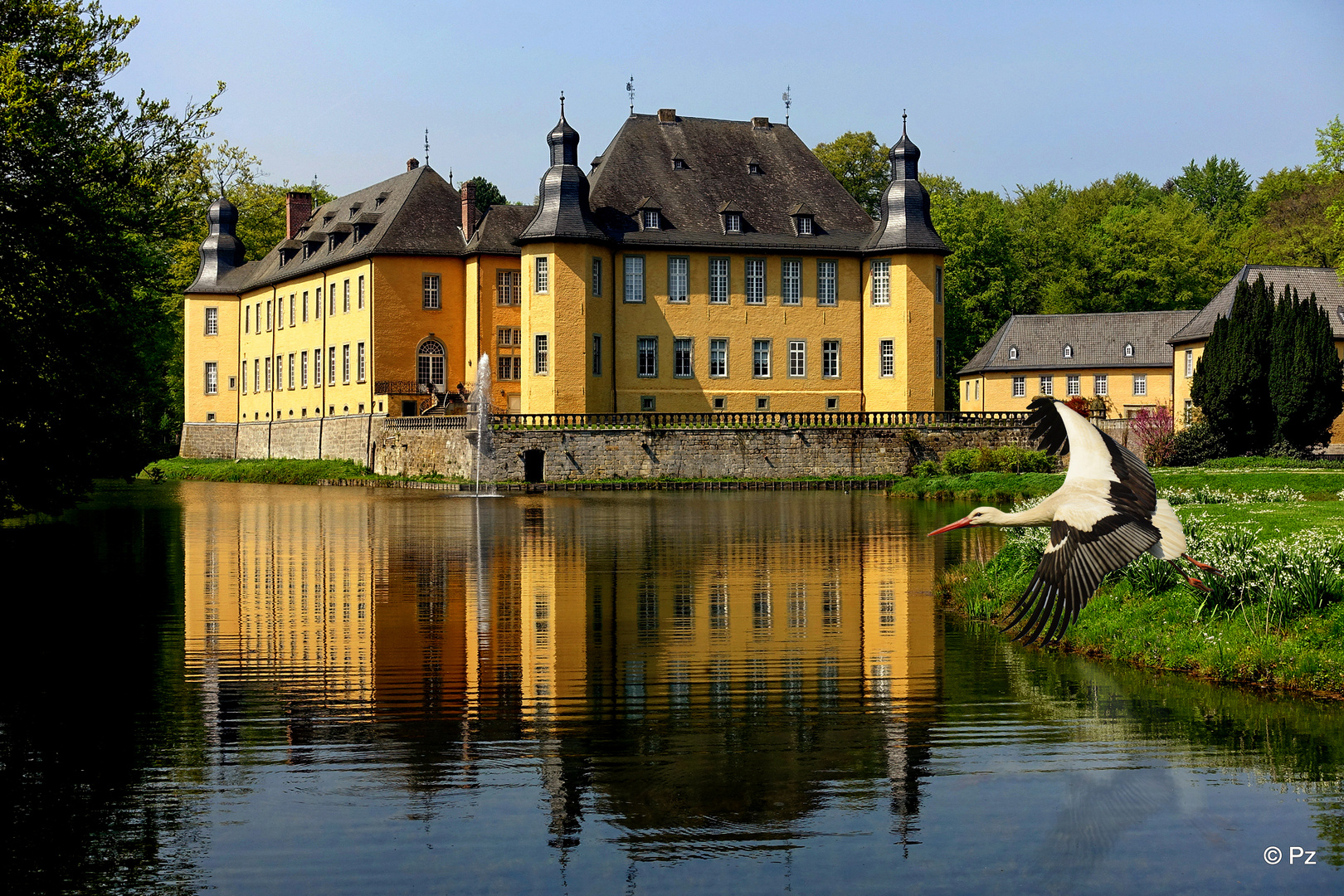 Dienstag ist Spiegeltag: Schloss Dyck ...