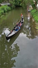 Dienstag -Spiegeltag -Gondel in Bamberg