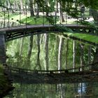 Dienstag war Spiegeltag Brücke im Schlosspark Schwerin 