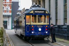 Dienstbeginn am Straßenbahndepot